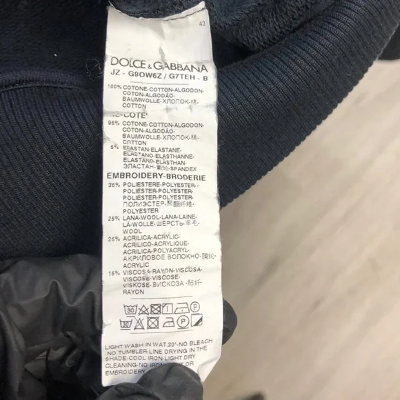 Dolce & Gabbana Black Crewneck Sweatshirt - Picture 3 of 3